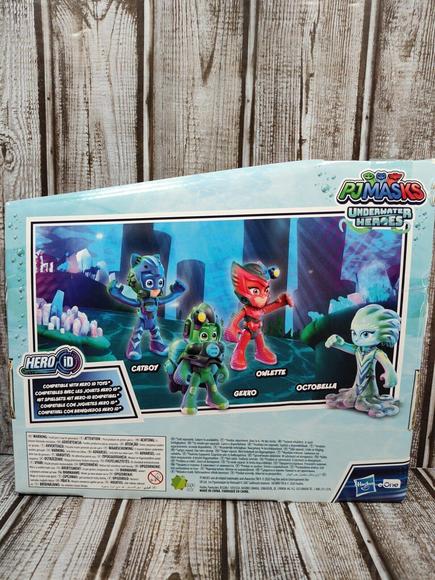 PJ Masks Underwater Heroes Dive Time Mission 4 Pack Action Figures w/ Octobella - Picture 2 of 8
